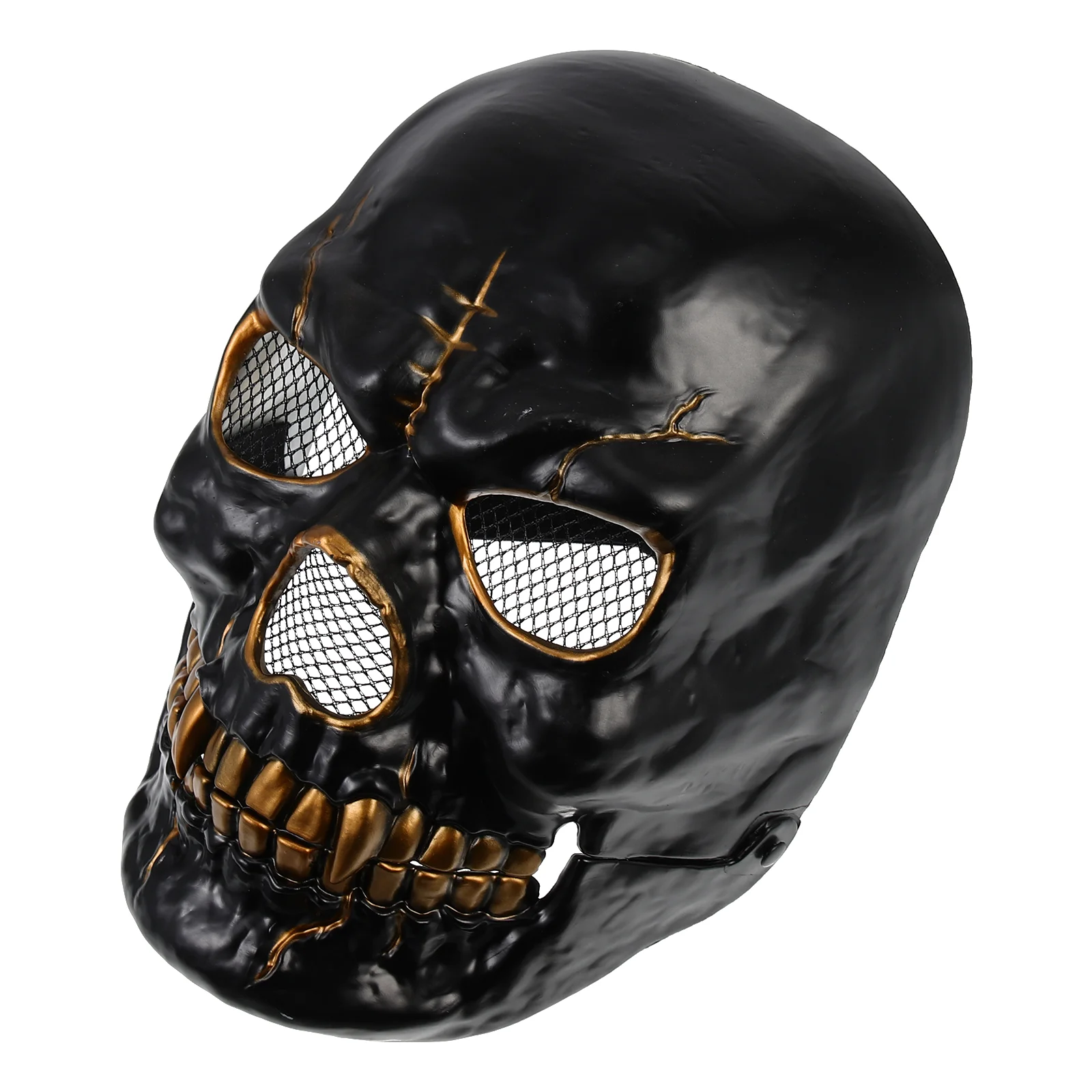 

Skull Mask Horror Halloween Costume Scary Supply Masquerade Unique Plastic Masks for Adults Creepy