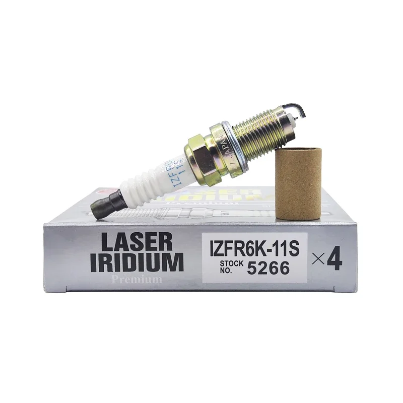 Vela de ignição de irídio laser 4/10 peças IZFR6K-11S 5266 para Honda Civic VIII 2006-2011 1.8L CRV III FN1 FK2 RE2 RE5 IZFR6K11S