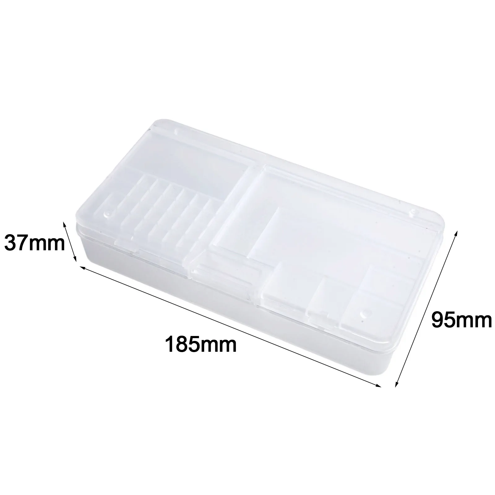 1PC Clear Rectangle Plastic Storage Box Screw Holder Case Organizer Container Multifunctional Mobile Phone Repair Storage Box