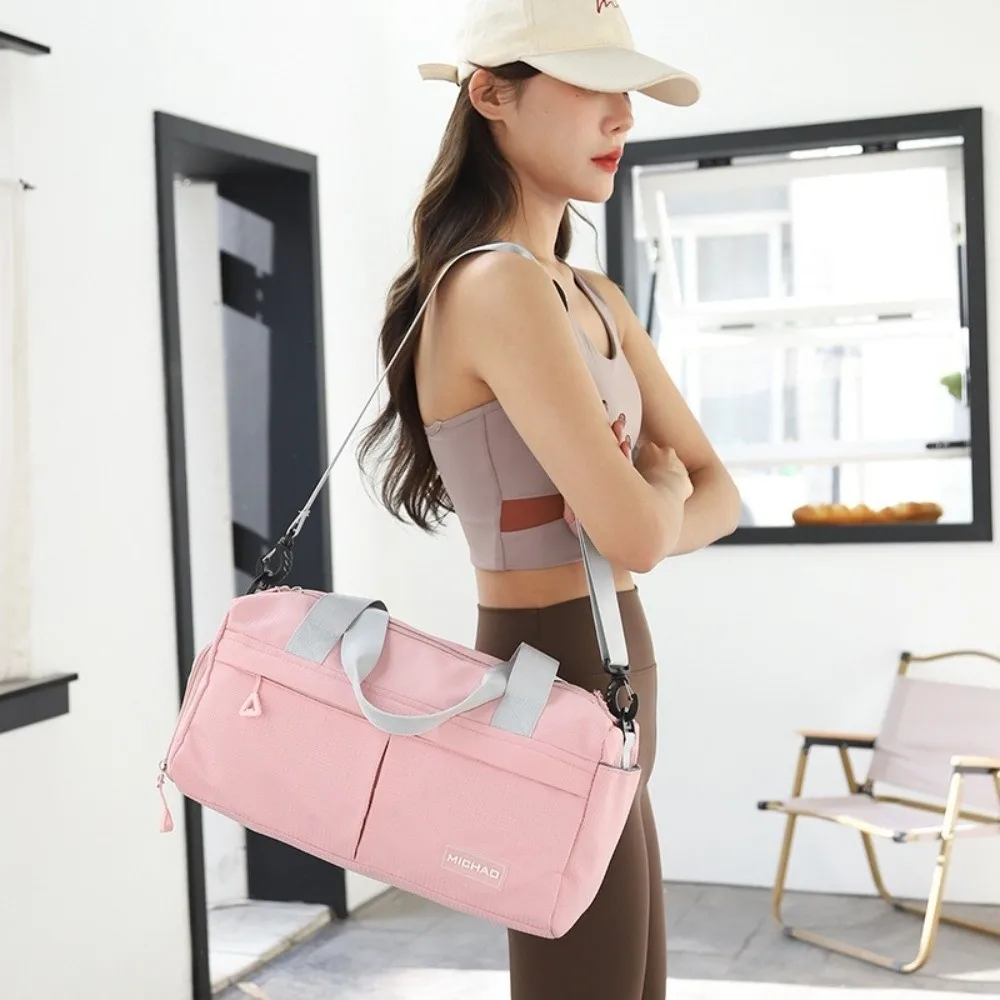 Shoe Compartment Travel Duffel Bag Dry and Wet Separation Large Capacity Fitness Shoulder Bag Multi Pocket Waterproof