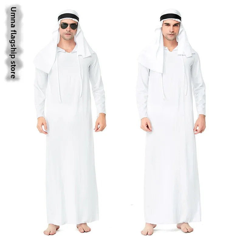 Halloween Volwassen Arabische Prins En Prins Kostuum Prestaties Ouder-kind Kleding Dames Arabische Prins Heren Aladdin Prins