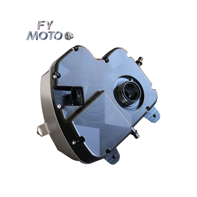 CNC BILLET COOLANT TANK FOR BMW M5 F90 COOLANT TANK BLACK/SILVER