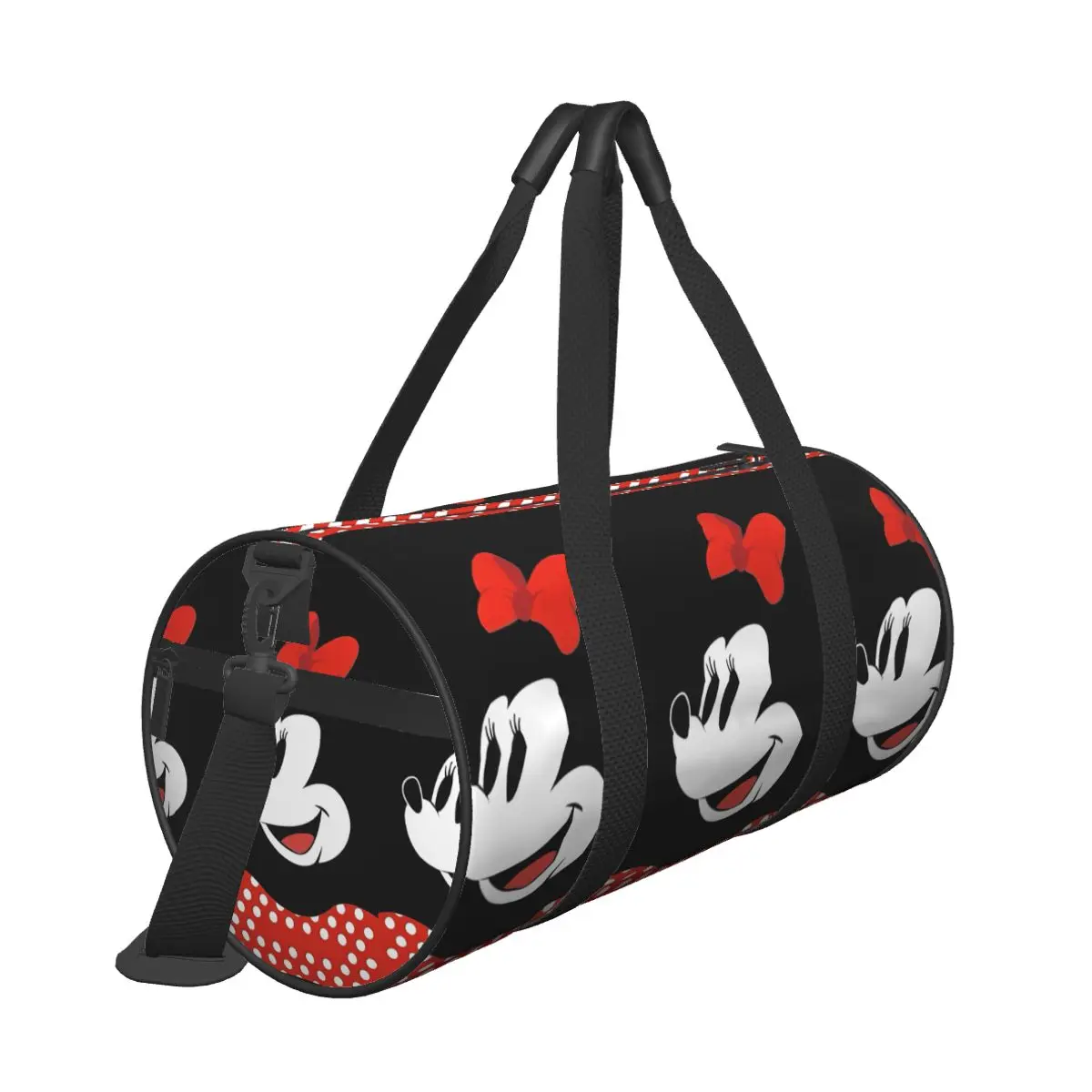 Minnie Mouse Face Travel Bag Large Sport Bags Waterproof Men Custom Gym Bag Training Colorful Fitness Bag