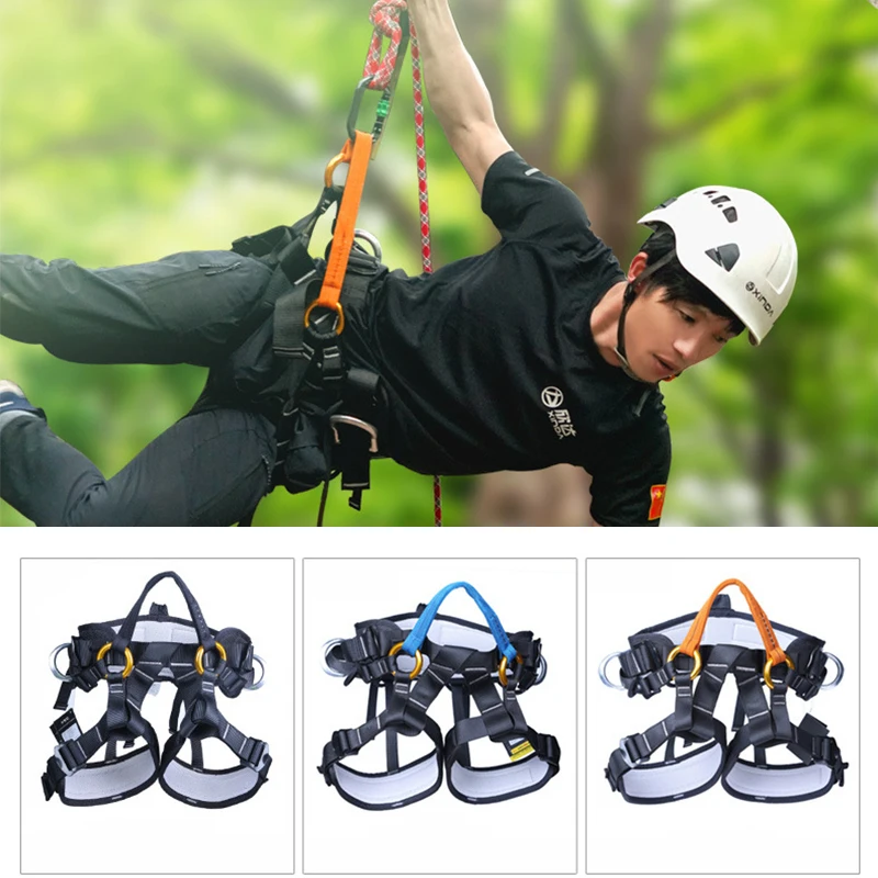 utdoor tree climbing safety belt garden high-altitude operation rapid descent rescue climbing safety belt with a weight of 400kg