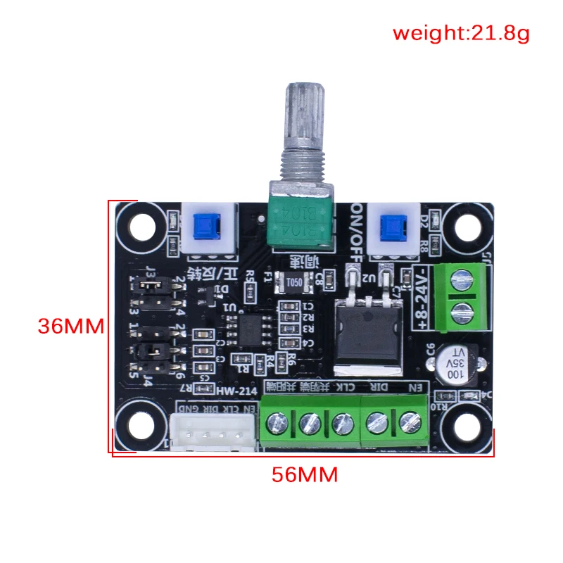 DC 12V-24V Stepper Motor Driver Drive Controller PWM Pulse Signal Generator Speed Control Module Board HW-214