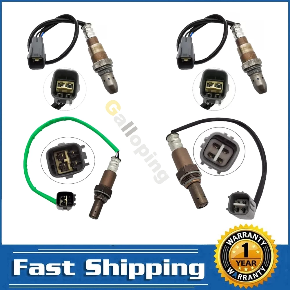 

4pcs O2 Oxygen 02 Sensor 1 2 for 2016-2022 Toyota Tacoma 3.5L V6 Automatic trans. Upstream Downstream Front Rear 4 Wires Lambda