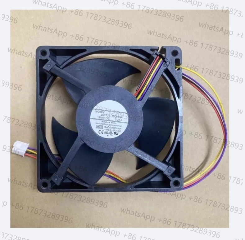 

Для Haier с воздушным охлаждением холодильника DC15V 0,21A 12537JE-15Q-BU 4-проводной вентилятор охлаждения двигателя