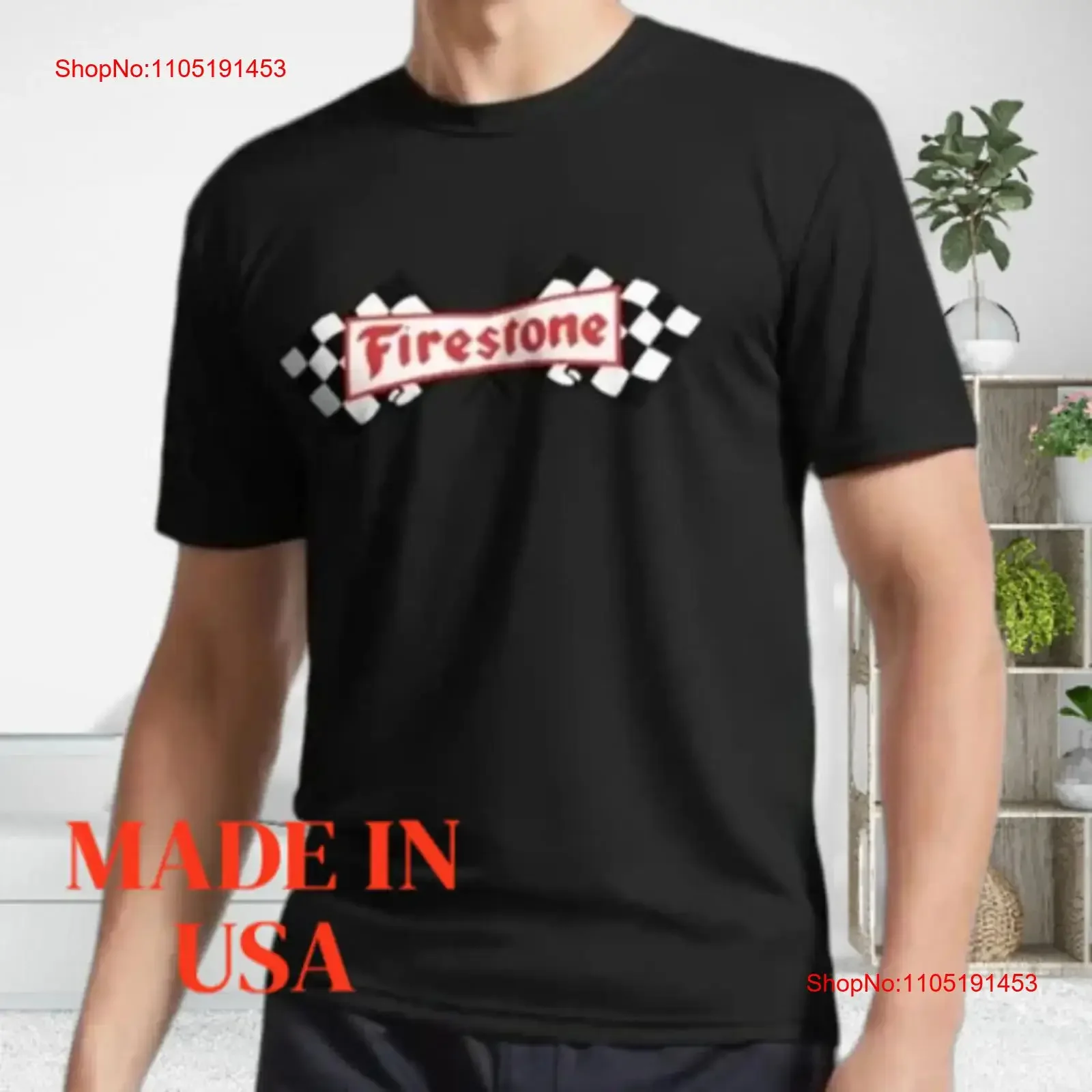 

NEW Retro Firestone Flags PREMIUM FUNNY TEE USA SIZE S XL T SHIRT vintage Washed designer clothes Versatile fashion Unisex
