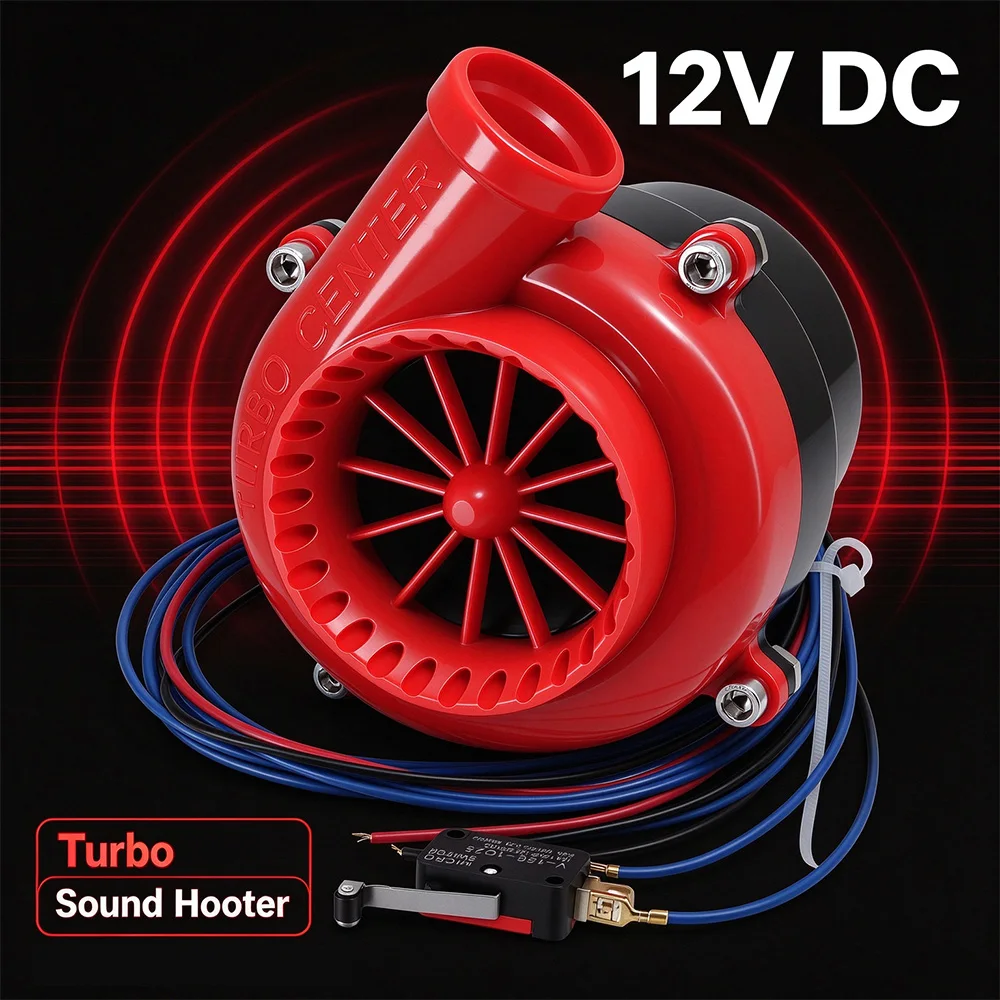 Universal Electronic Turbo Blow Off Valve Sound Simulator Car Fake Turbo Sound Hooter for Auto Modification Valve Supercharger