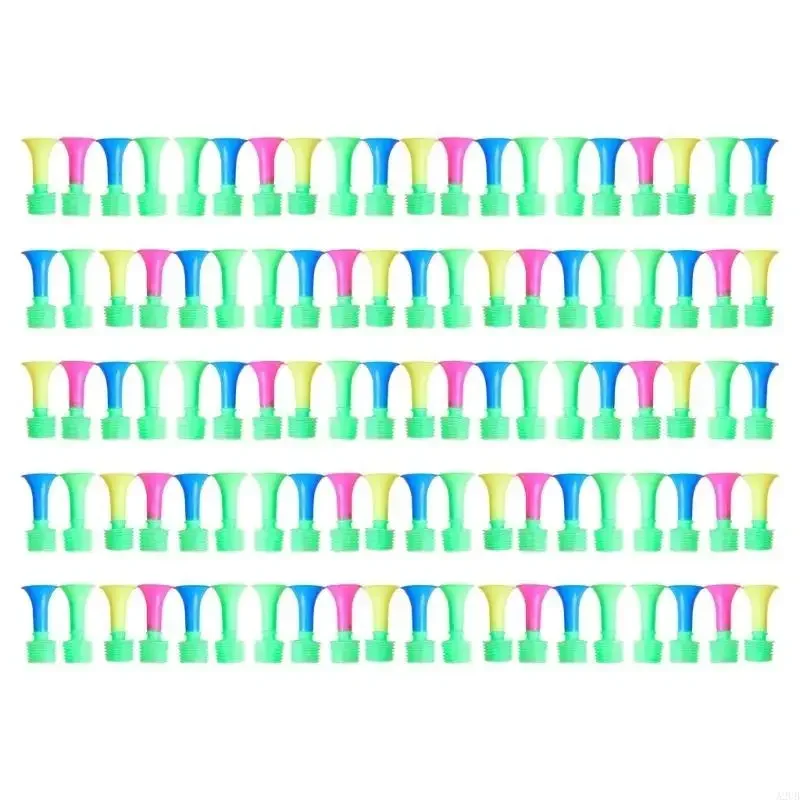 Plastic Party Blowers Noise Makers Mini Push Trumpet Noise Maker Early Educational Toy Gifts for Kids Boys and Girls 15UB