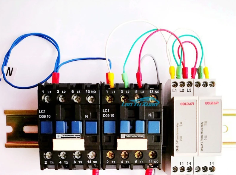 

Three-phase power supply out-of-phase automatic adjustment relay phase corrector inverting sequence automatic correction commuta