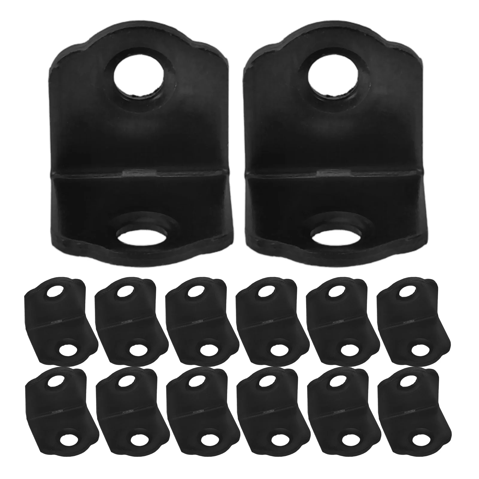 

20pcs Stainless Steel Angle Brackets Corner Braces Heavy Duty L-Shaped Metal Shelf Brackets Home Office Factory Repair Durable