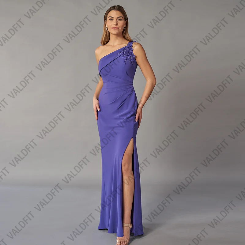 

Customized Long Sheath Mother of the Bride Dresses with Slit Wedding Guest Dress Robes Invitee Mariage