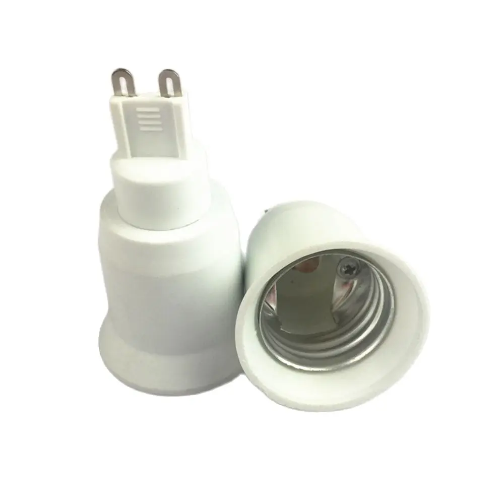 1pcs Lamp Holder Converters G9 To E27 Light Socket Adaptor Holder LED Bulb Socket Adapter White