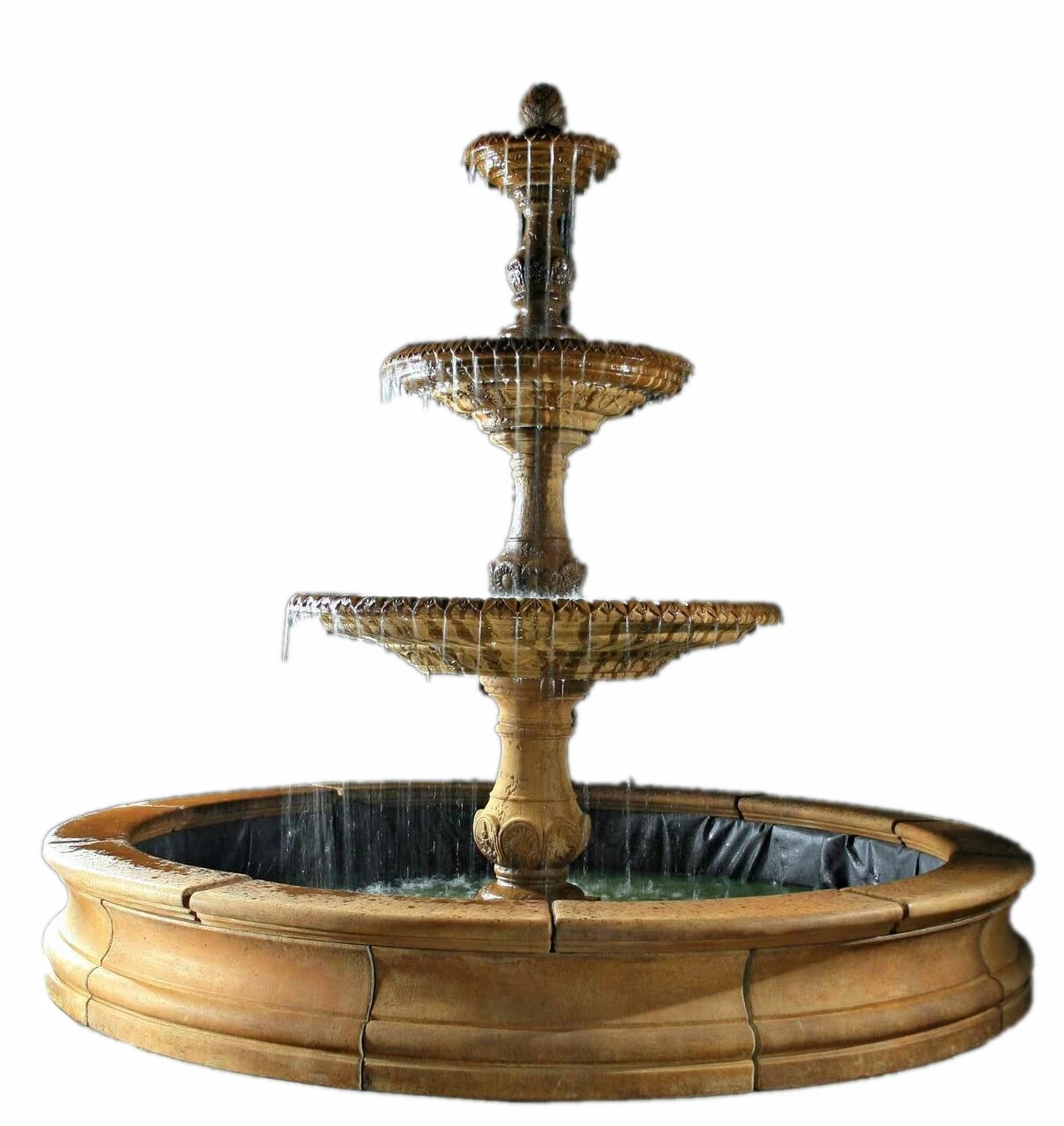 

Antique Large Marble Limestone Marble Water Fountain and Waterfall Outdoor Home Garden Decoration Product