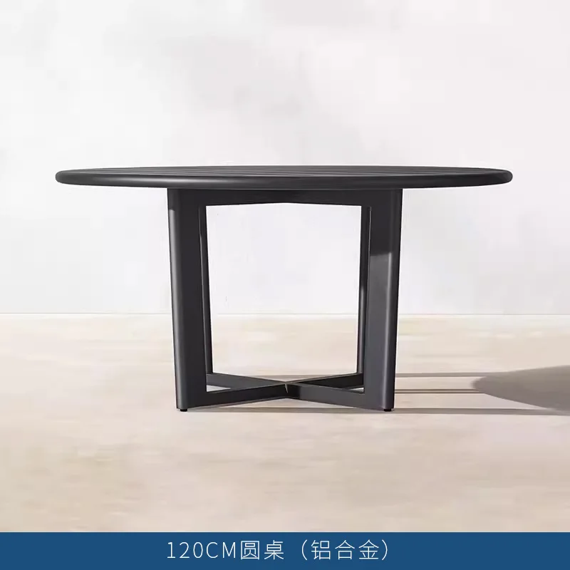 أريكة فيلا من خشب الساج الراقية في الهواء الطلق، كرسي أريكة من الخيزران غير الرسمي، أريكة معدنية مقاومة للماء في الفناء