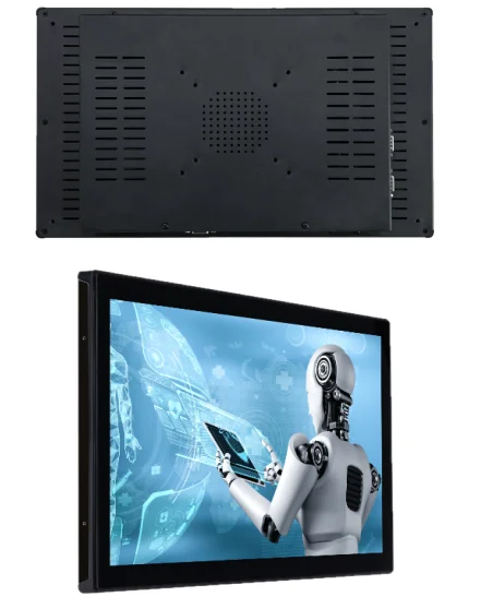 15 15.6 17 18.5 Inch Capacitive  Wall Mounted LCD Display HD VGA Touch Screen Monitor Open Frame Industrial Touchscreen Monitor