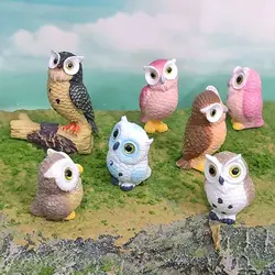 Micro landscape cute owl animal hand-made gardening landscaping decoration accessories desktop small ornaments