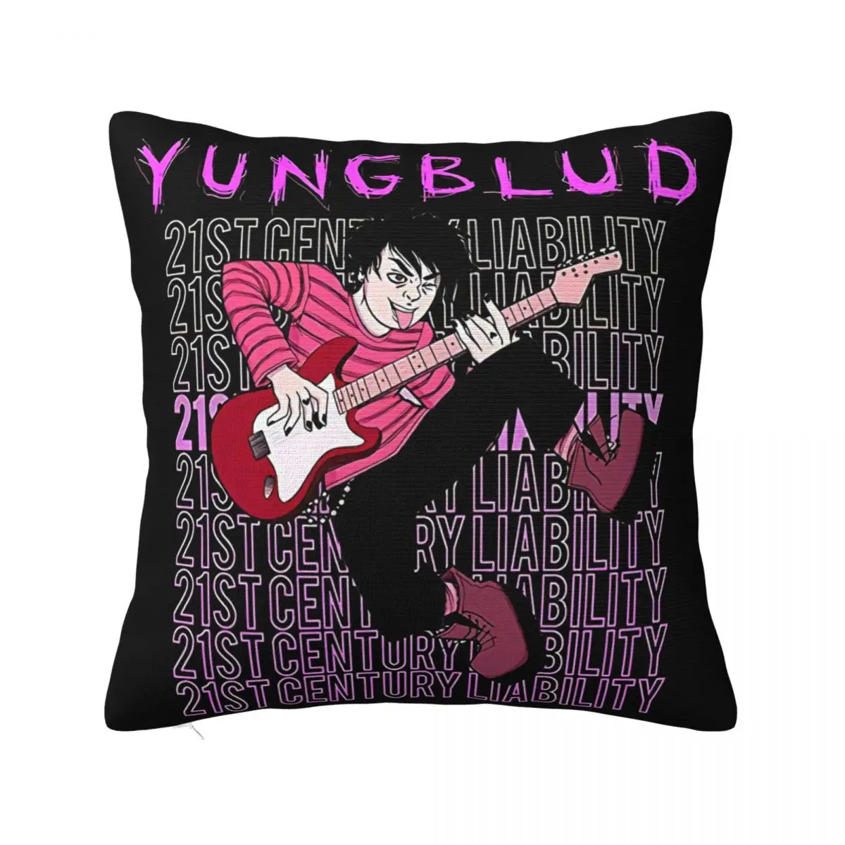 Yungblud 21St Century Liability Tour 2019 Funny Print Men Hip Hop 100 Cotton Streetwe Pillow Case