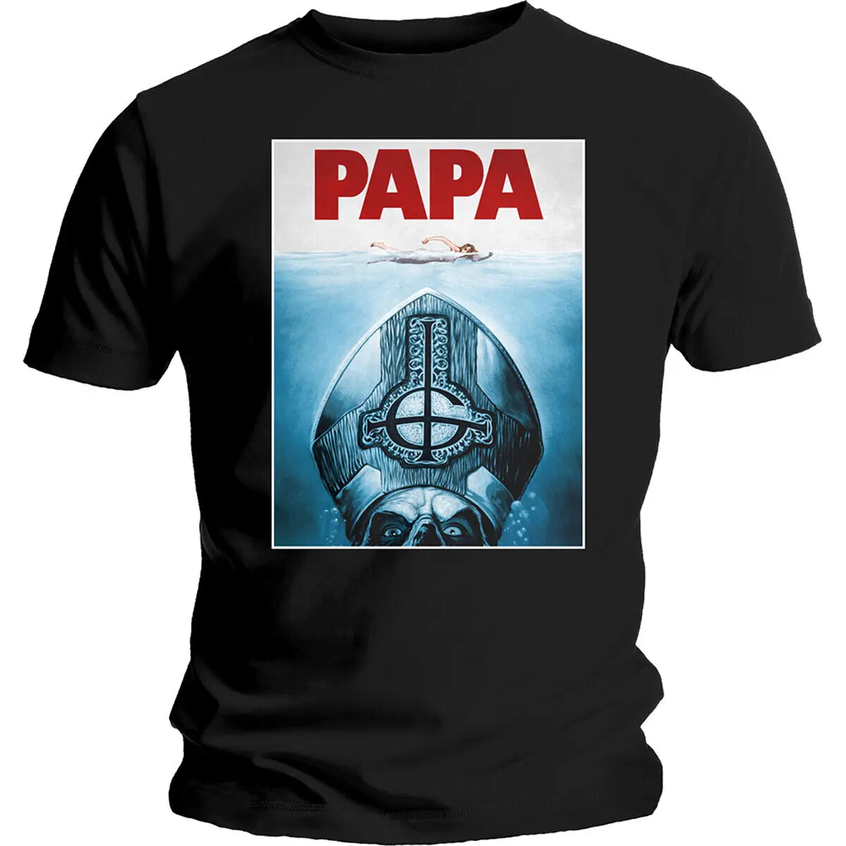 Ghost Papa Jaws Prequelle Meliora Infestissumam Official T Shirt Mens