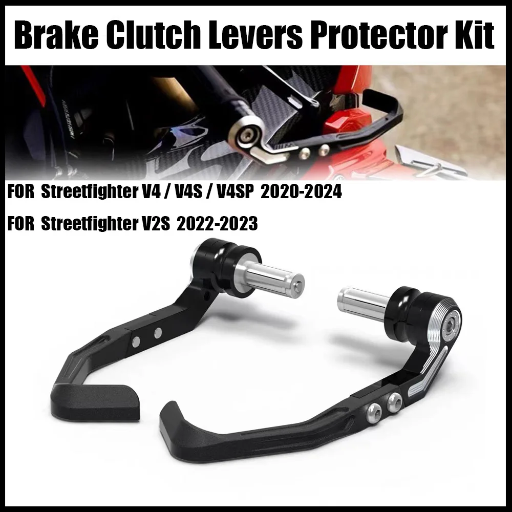 

Motorcycle For Ducati Streetfighter V4 V4S V4SP / Streetfighter V2S 2020-2023 Brake and Clutch Lever Protector Kit