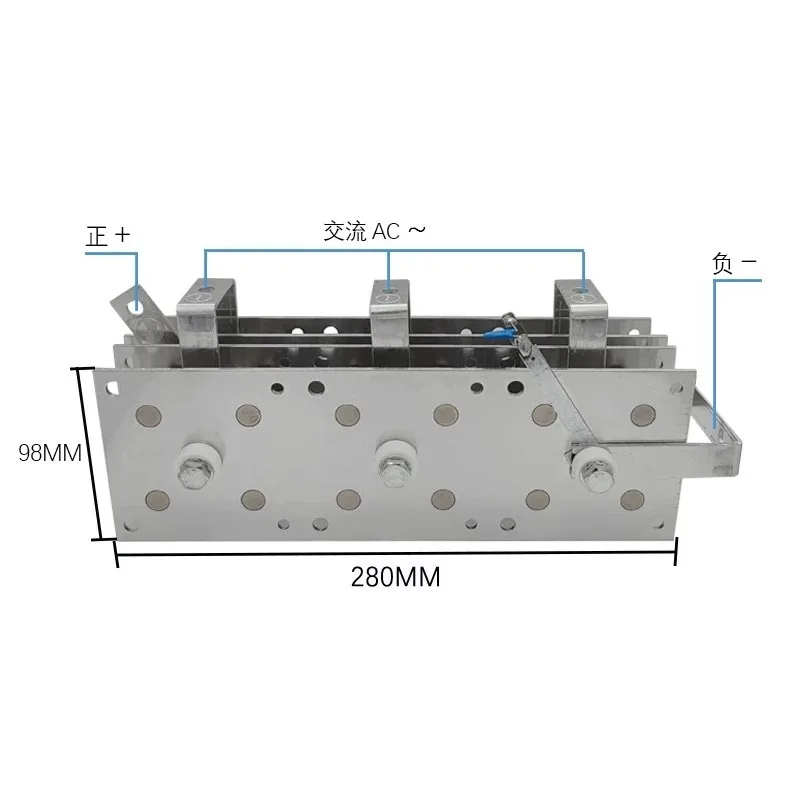 200A single-phase rectifier bridge welding machine accessories, bridge rectifier