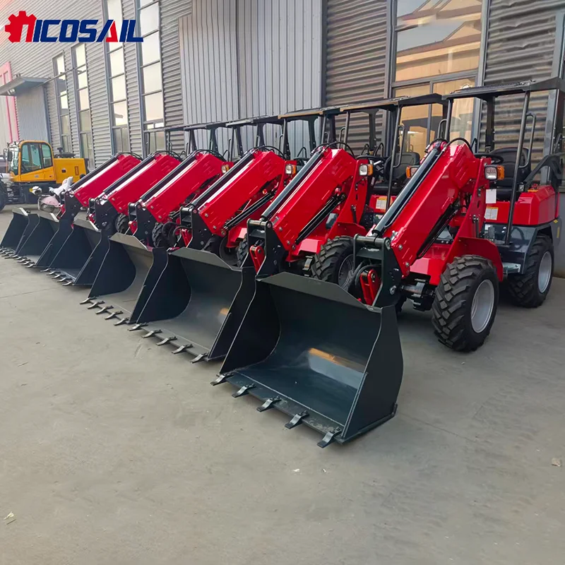 Hot Sales 2000kg Front Shovel Telescopic Arm Wheel Loader EPA Engine High Configuration for Engineering Projects Focused Motor