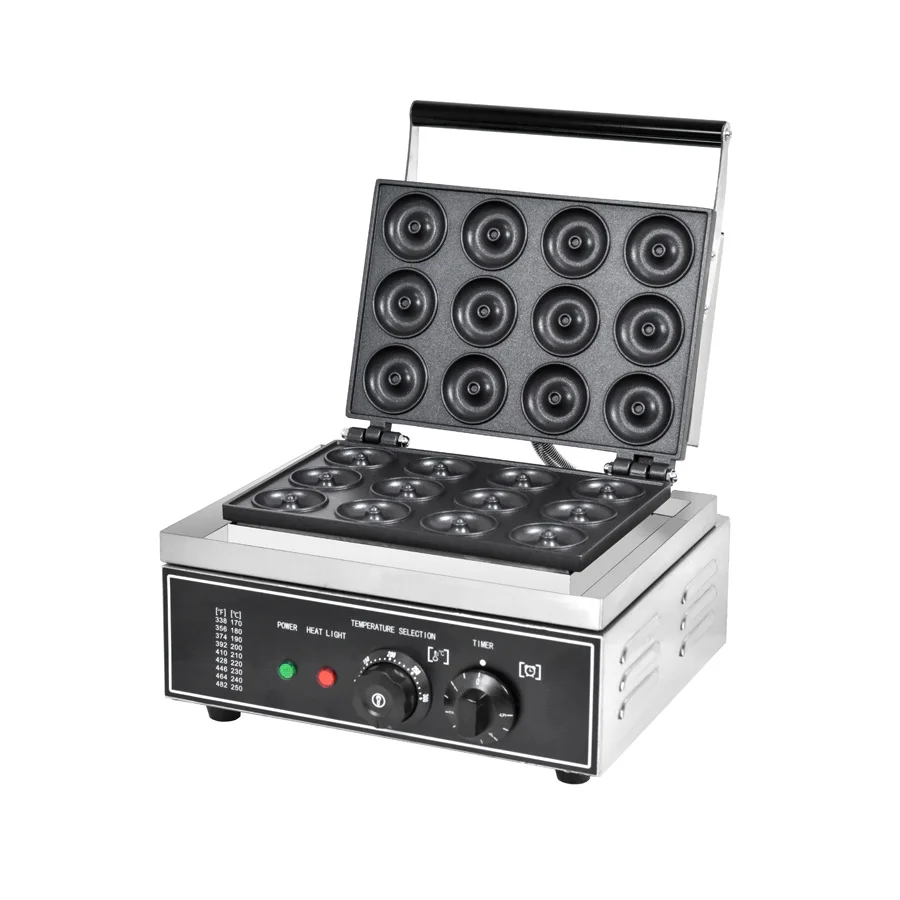 Mini Donut Maker Machine  Donut Machine Electric Non Stick Makes for Kids Donut Maker  Doughnuts with Timer Thermostat