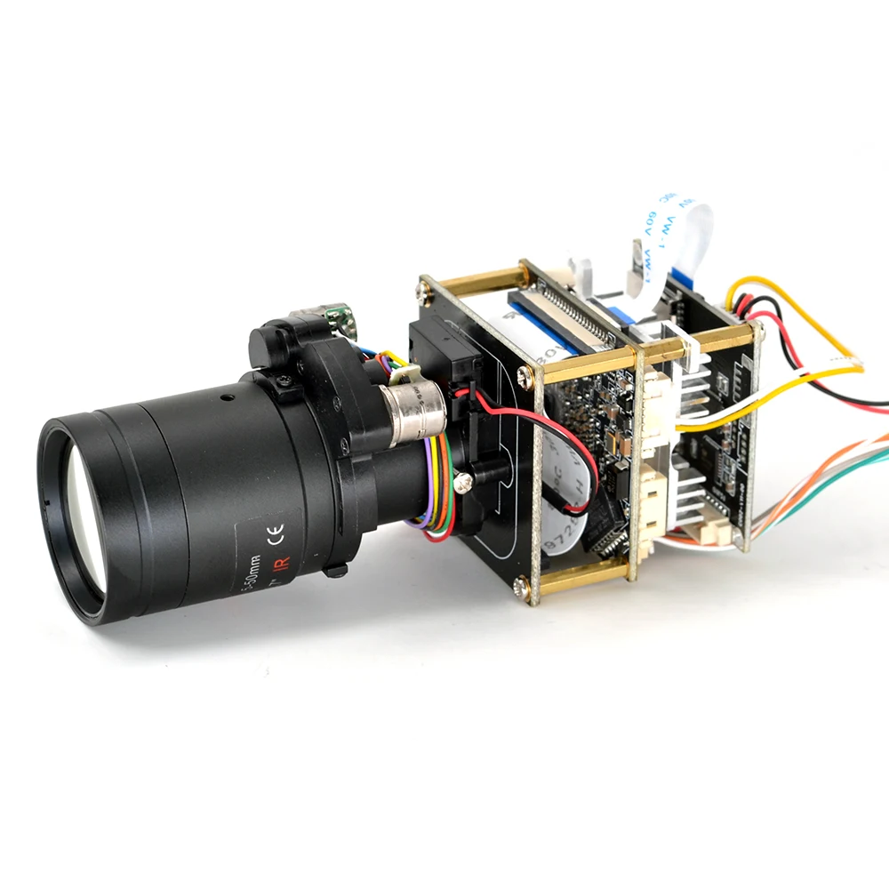 2MP 60fps WIFI WDR IMX327 Hi3516DV300 UVC USB IP Camera Module + 5-50mm Motorized 10x Zoom Auto Focus Lens SIP-S327D-0550