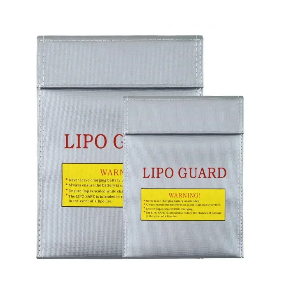High Quality RC LiPo Battery Safety Bag Fireproof Waterproof Charge Sack 18x23cm 30x23cm Red Black Silver for Safe Guard - view 6