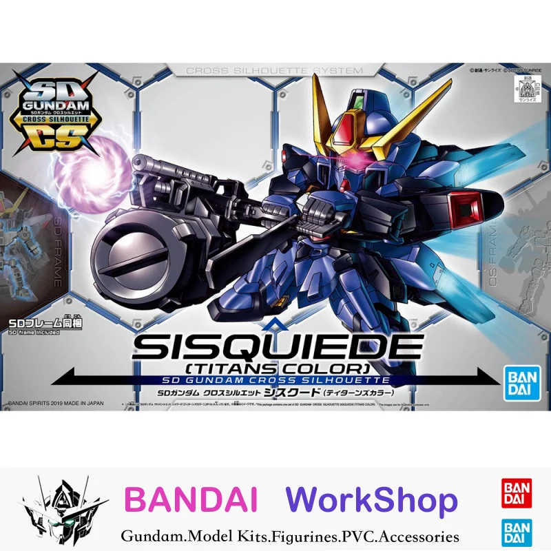 

Bandai Original SDCS Cross Silhouette Sisquied Titan Action Figure Assembly Model Kit Collectible Gifts