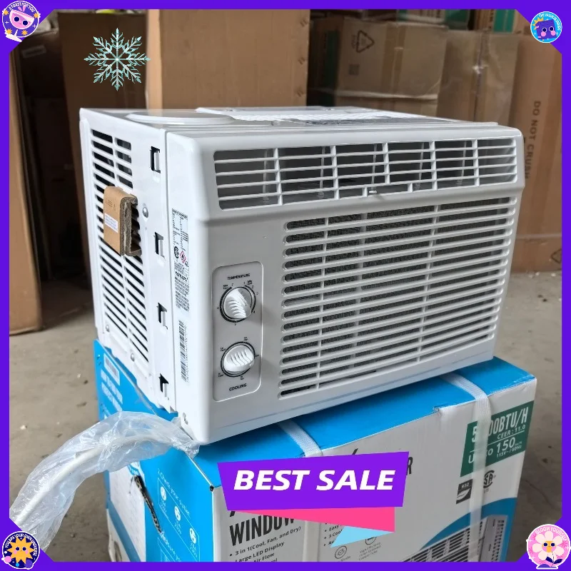Portable 110V 60Hz 5000Btu 1HP Window Air Cooler for Room Cooling Unit Home Office