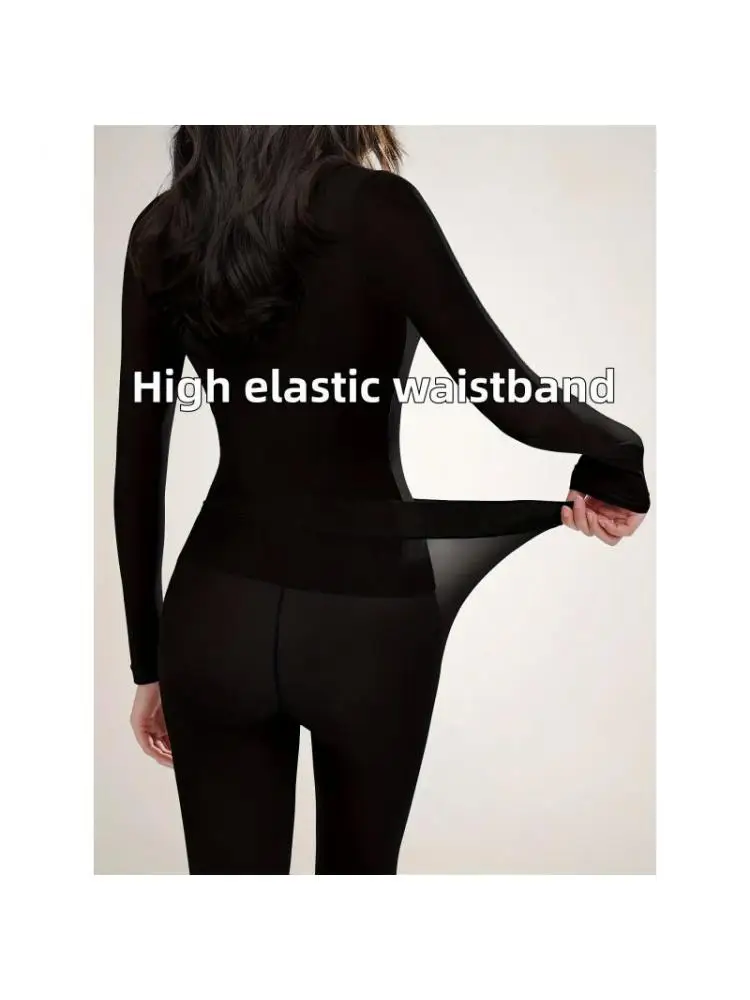 Medias de nailon de alta elasticidad para mujer, pantalones de pijama adecuados para Otoño e Invierno, ropa interior perfecta, puntas finas para mujer, 40-80kg, nuevo diseño