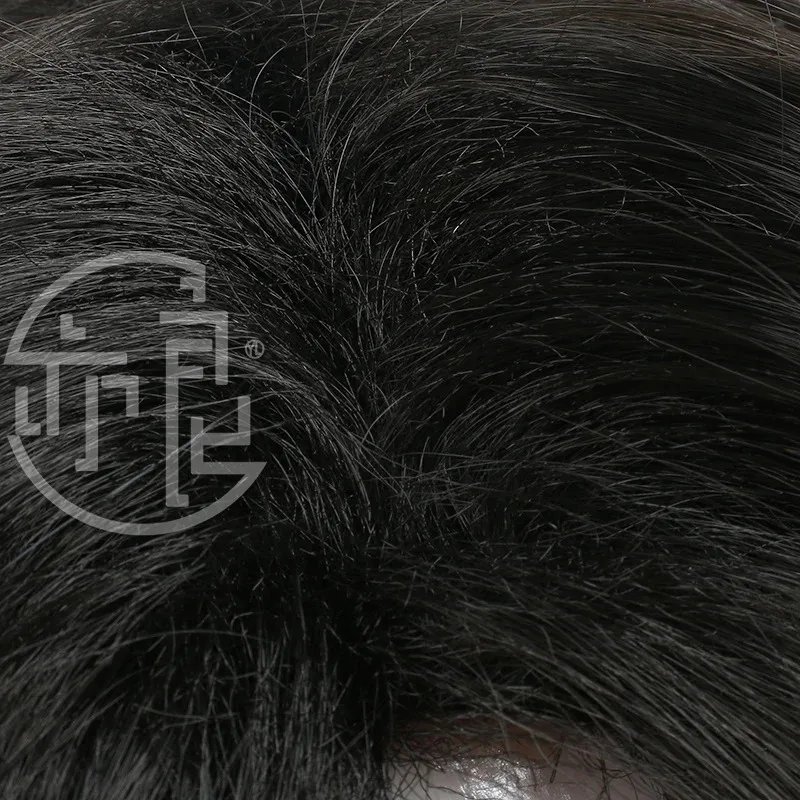 ss23New الحد الشيطان لعبة الوقت وكيل تشنغ شياوشي تأثيري قصير شعر مستعار أسود هالوين كرنفال حفلة أنيمي الدعائم