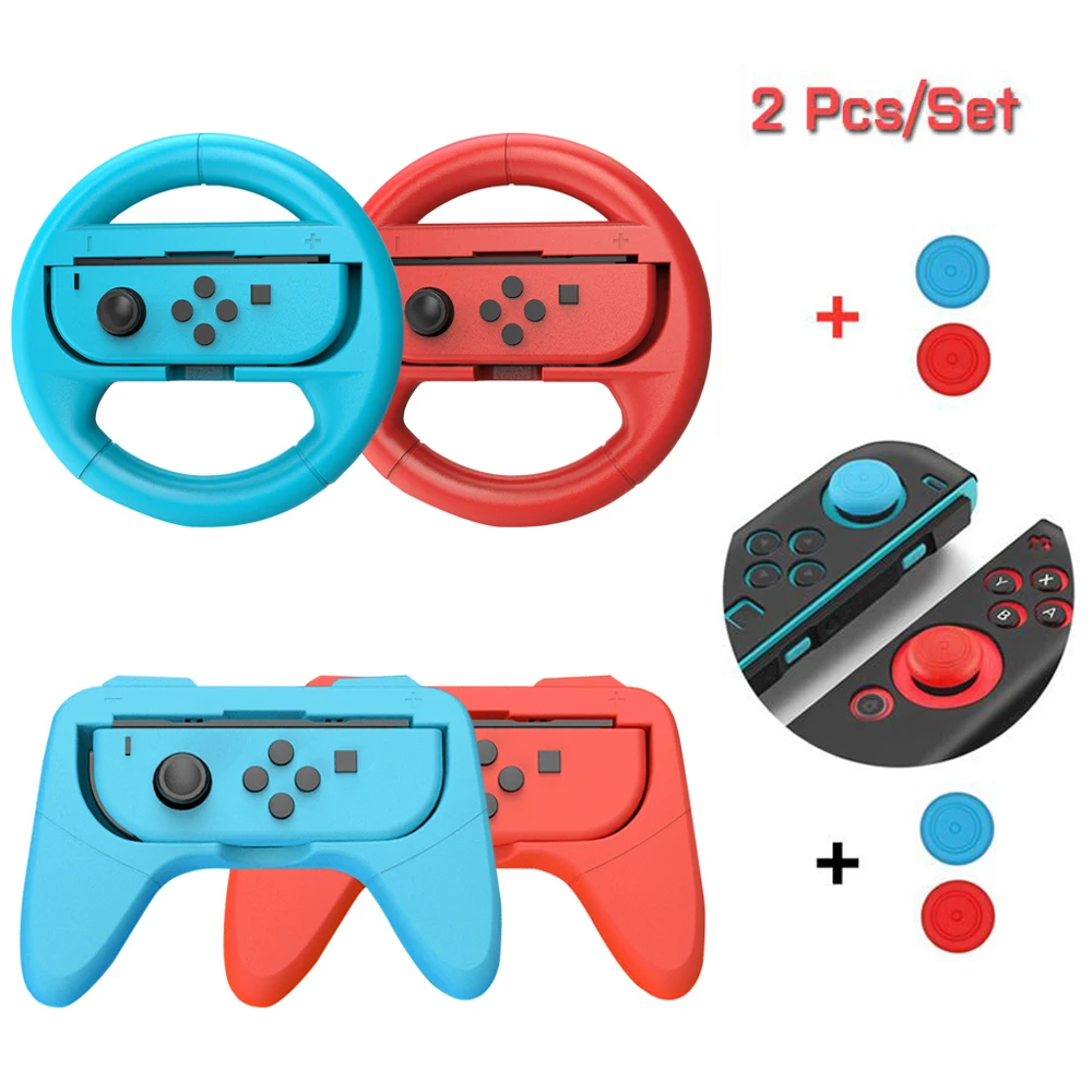 13 in 1 NS Oled Controller Hand Grips Joy-Con Case Tennis Racket Steering Wheel For Nintend Switch NS Game Console Accessories