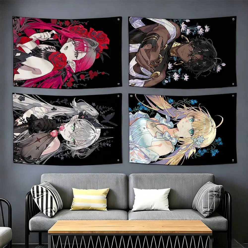 Banderas de la serie Legend Spirit Bloom, adecuadas para fiestas, clubes, decoración de paredes interiores y exteriores, regalo para fanáticos