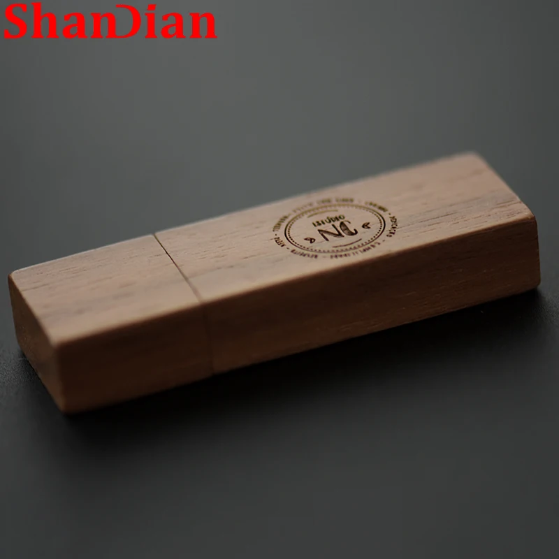 Free Key Chain USB Flash Drive 128GB Free Logo Pen drives 64GB Wooden Memory Stick 32GB Wedding Gift 16GB U Disk 16GB 8GB Maple