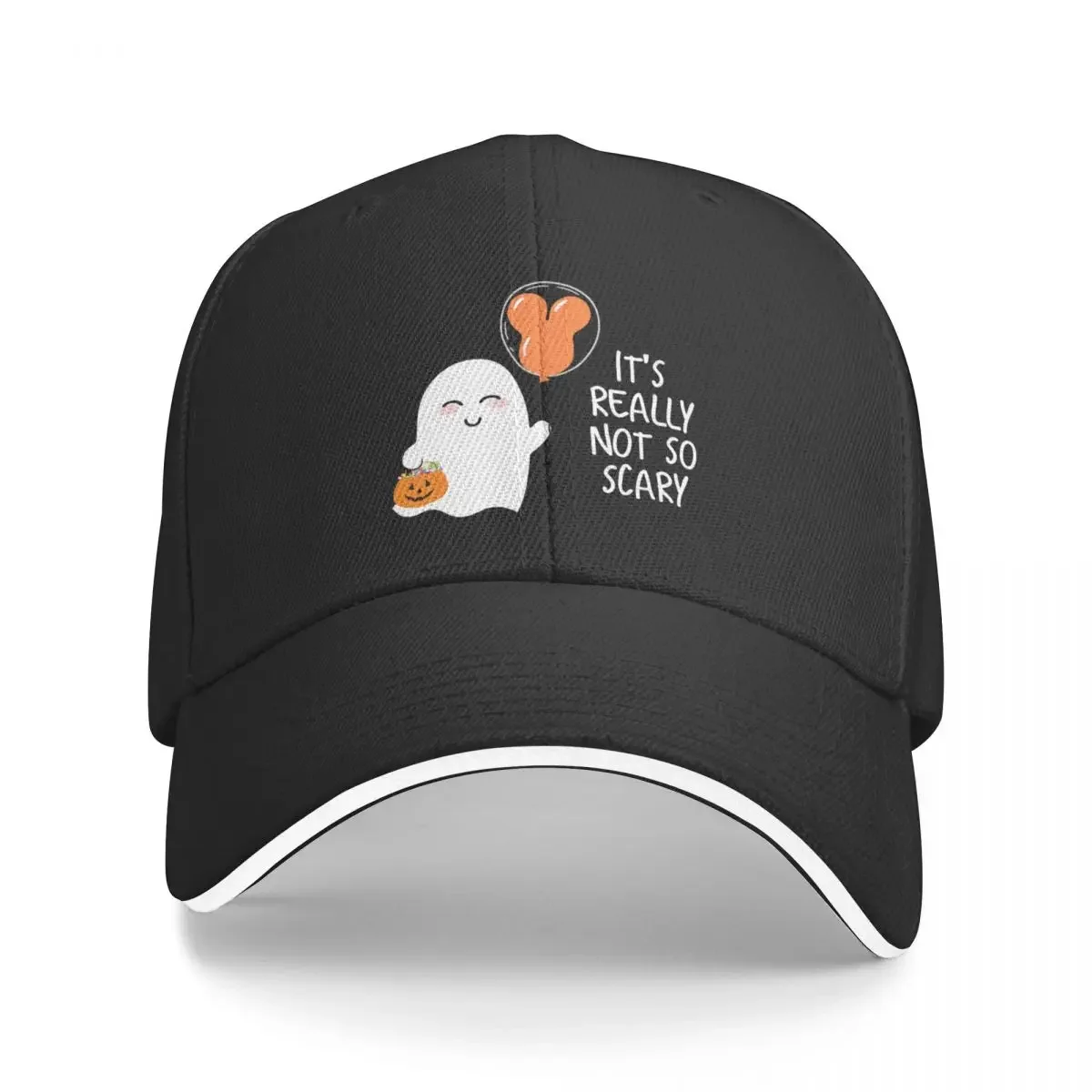 

Not So Scary Ghost Halloween Party Baseball Cap party Hat Visor Rugby Men's Baseball Women's