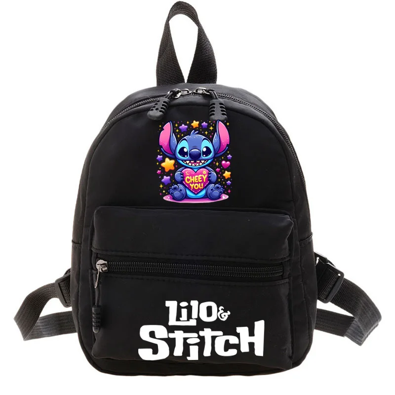 Disney Lilo & Stitch Mini Womens Backpacks Female Bag Teenager School Bags Girls Casual Shoulder Bag Travel Storage Backpack