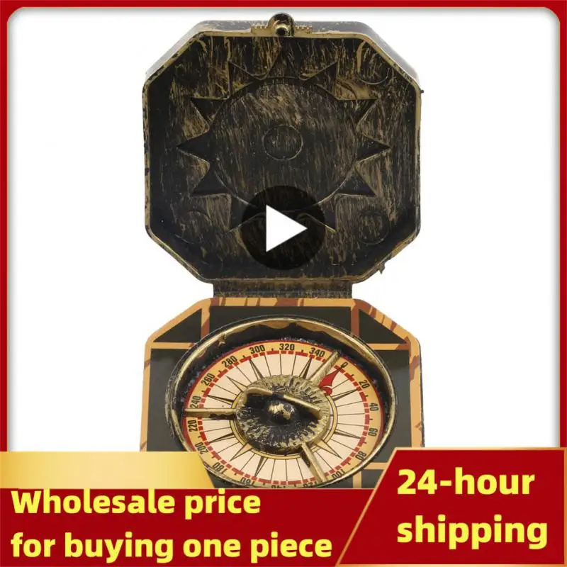 High-quality Magnetic Compass Perfect For Imaginative Play Pirate Toy Compass Nautical-themed Compass Decoration Portable