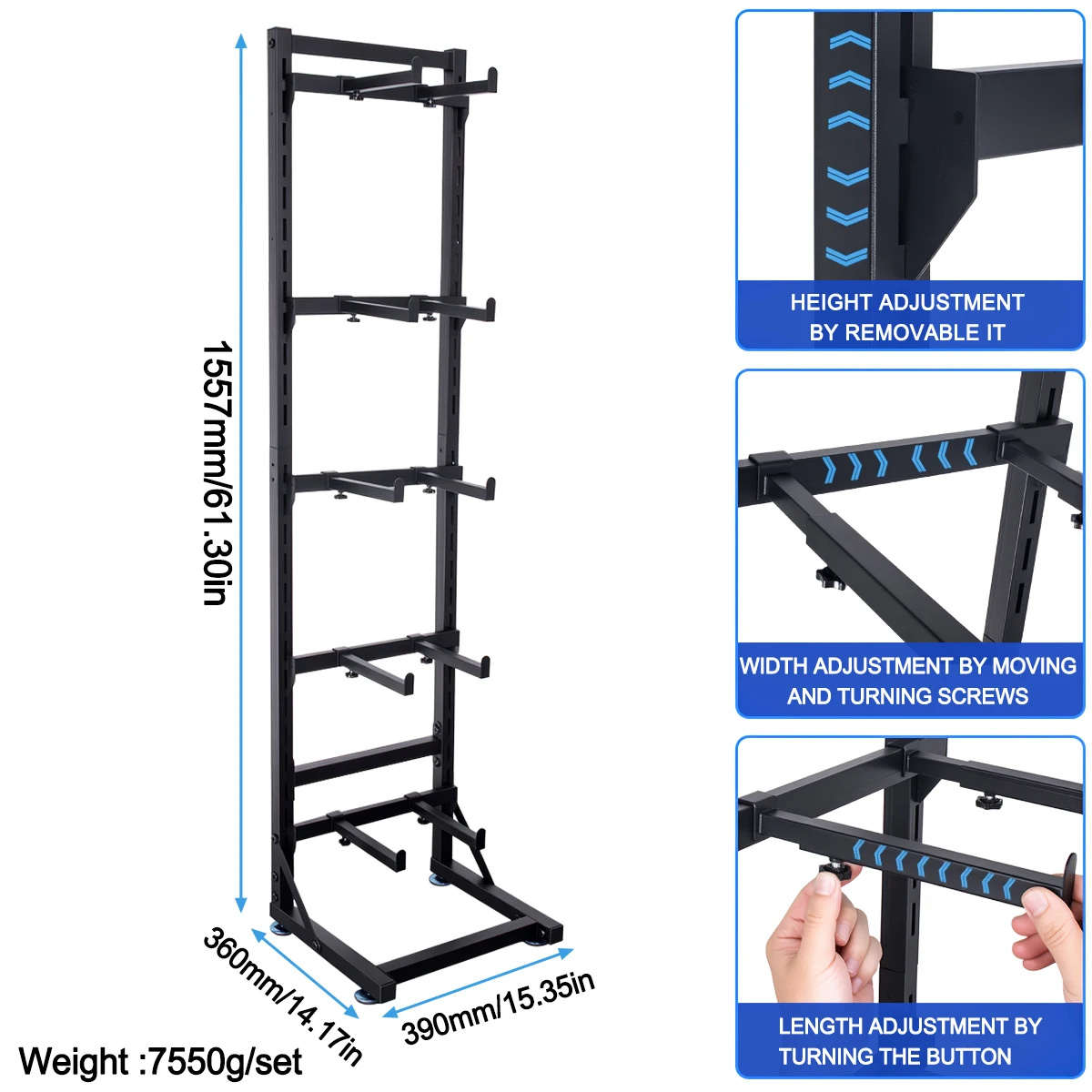 Metal RC Car Display Stand Multi-Layer Storage Rack for 1/10 1/12 1/18 1/24 Crawler Scale Remote Control Model
