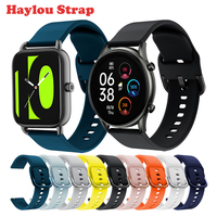 Silicone Strap For Xiaomi Haylou Solar Plus RT3/GST Lite/RS3 LS04/RT LS05S/GST/RT2 LS10 Haylou Color Button Smart Watch correa