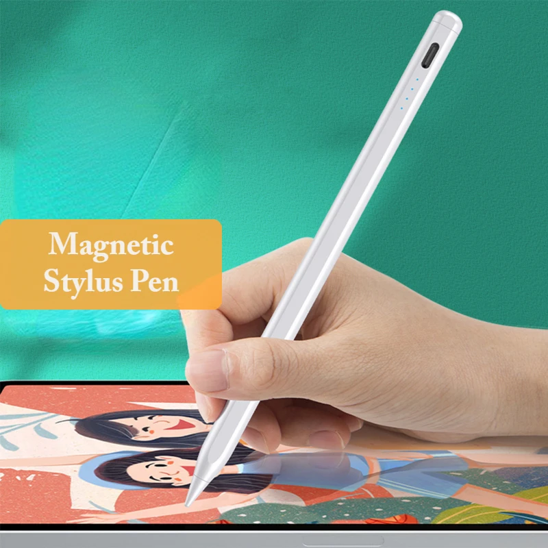 

Magnetic Stylus Pen Pad Pen With Tilt Sensitivity For IPad 10th Pro 11 12.9 10.2 7th 8th 9th Gen Air 12345th Mini 123456 Stylus