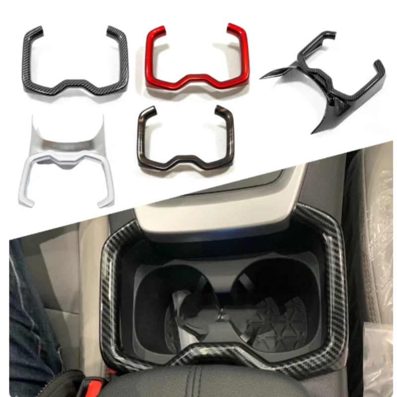 

For Toyota RAV4 2019 2020 2021 2022 2023 Car Inner Trim ABS/ Center Console Middle Front Shift Cup Gear Armrest Box Frame