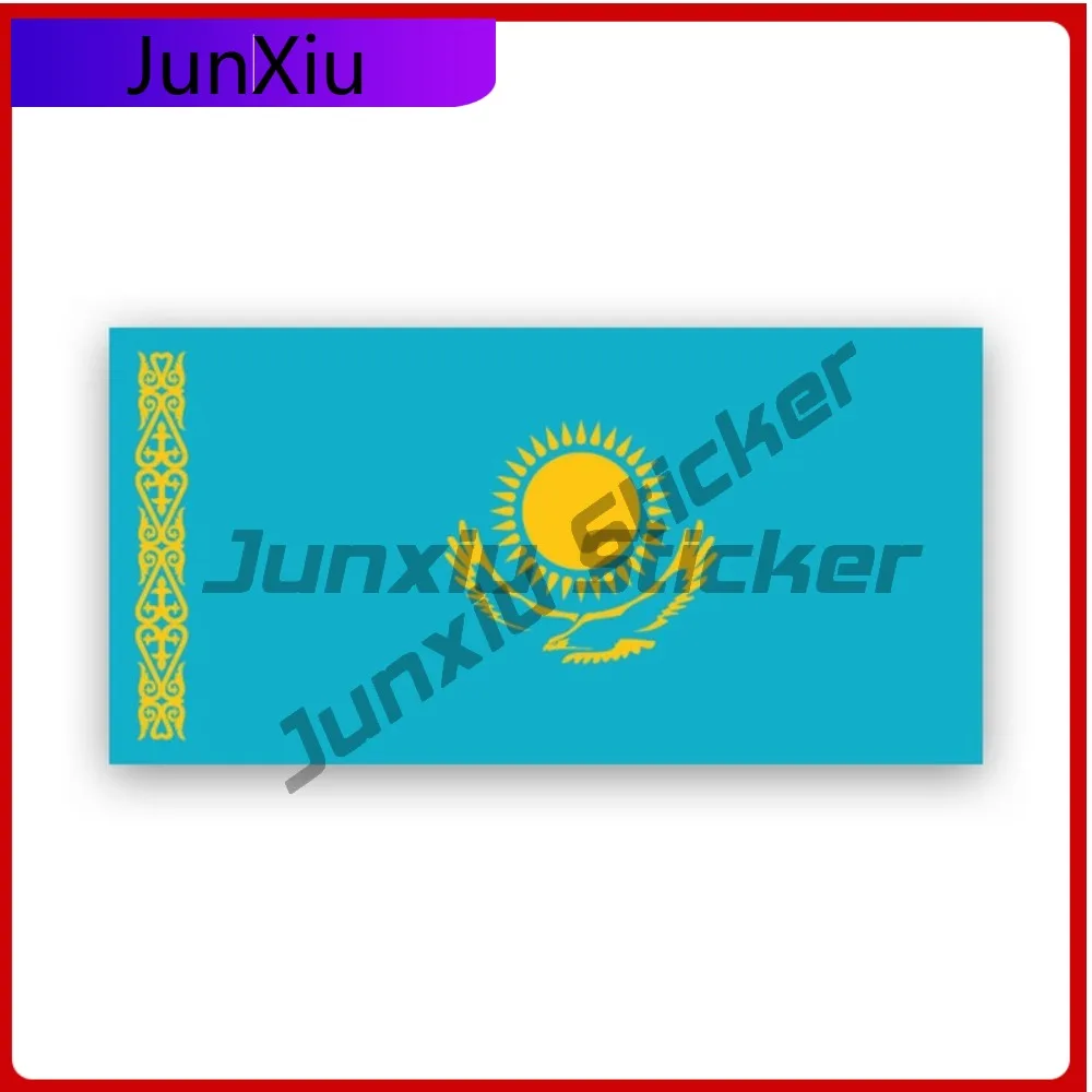 

Classic Kazakh Flag Sticker Decal Creative Uv Protected Kazakhstan Kaz Kz Trendy Sticker No Fade Anti Scratch For Boat