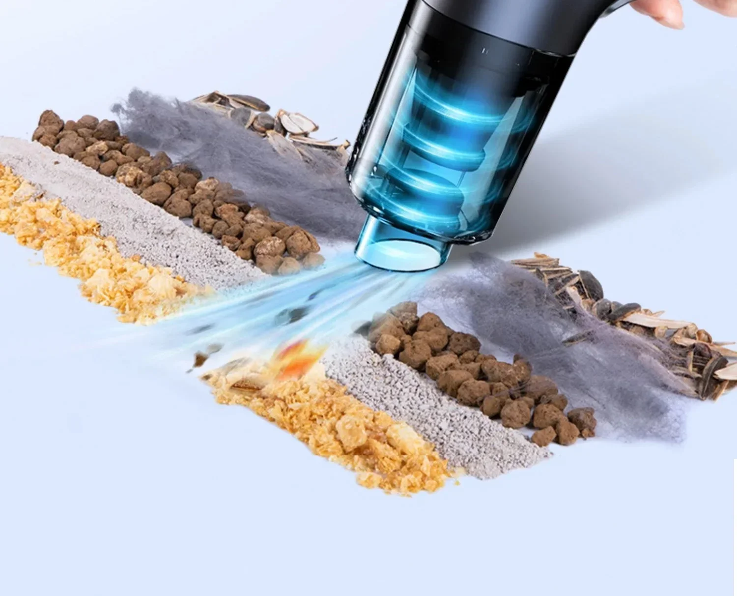 CENRR 980000PA Mini Car Vacuum Cleaner Strong Scution Powerful Wireless Car Cleaner HandHeld Air Gun Portable Vacuum Cleaner