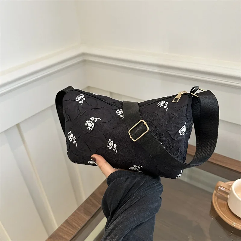 

Children Messenger Bags Floral 2024 Beautiful Fashion Simple Handheld Commuter Women Shoulder Bag Mother Kids Bags for Girl Sac