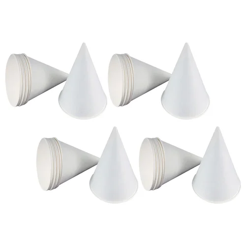 콘 종이 컵 디저트 아이스크림 홀더, 스노우 워터 디펜서 요구르트, 200 개 