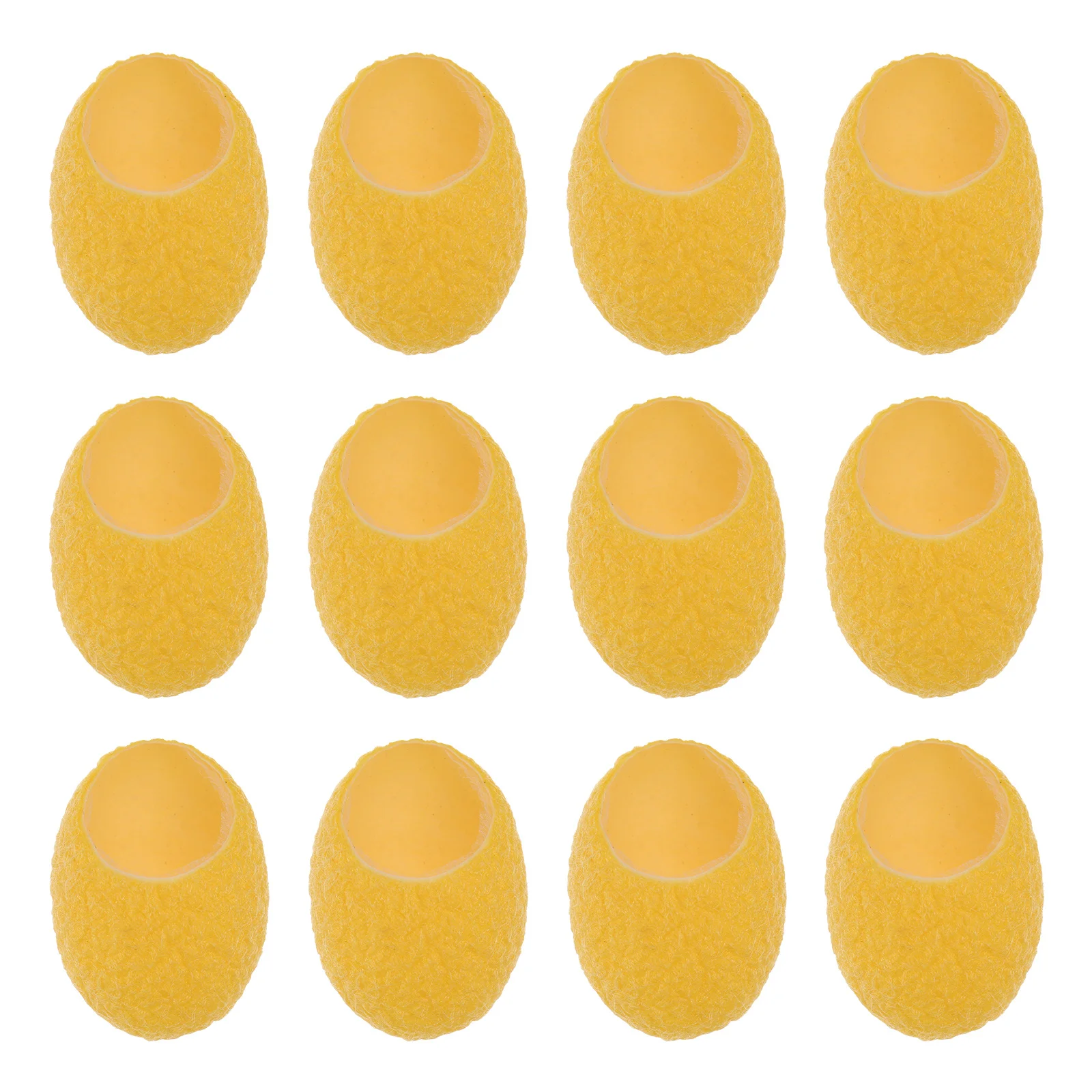 12 قطعة من دودة القز الطبيعية لتنظيف الوجه حاجز رطوبة الكولاجين للعناية بالبشرة وتقشير وإزالة الرؤوس السوداء