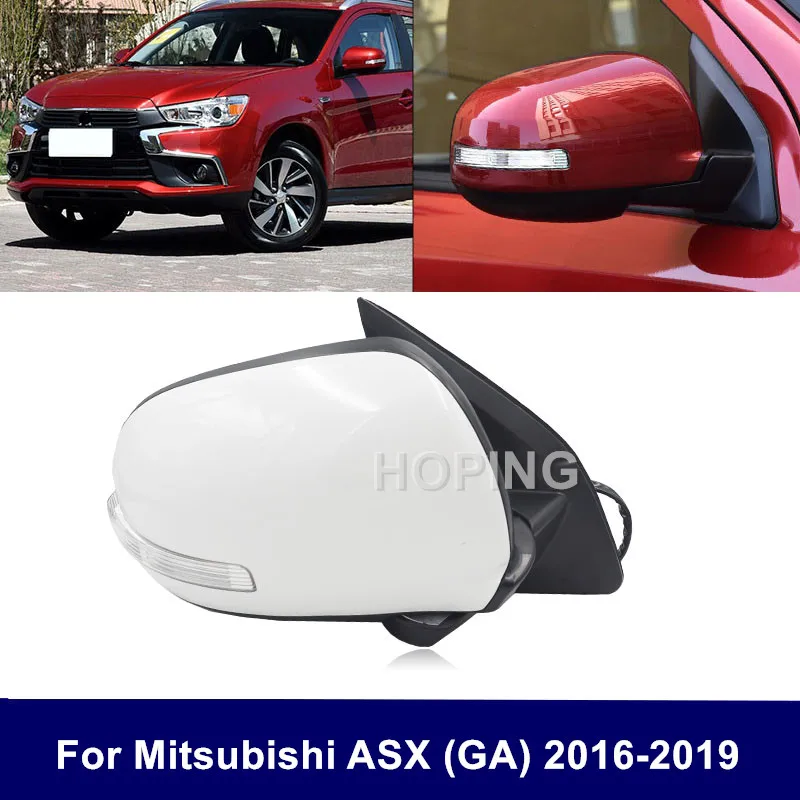 Hoping 9PINS Rearview Mirror Assembly For Mitsubishi ASX (GA)2016-2019  Outer Side Mirror  with auto folding  with signal lamp